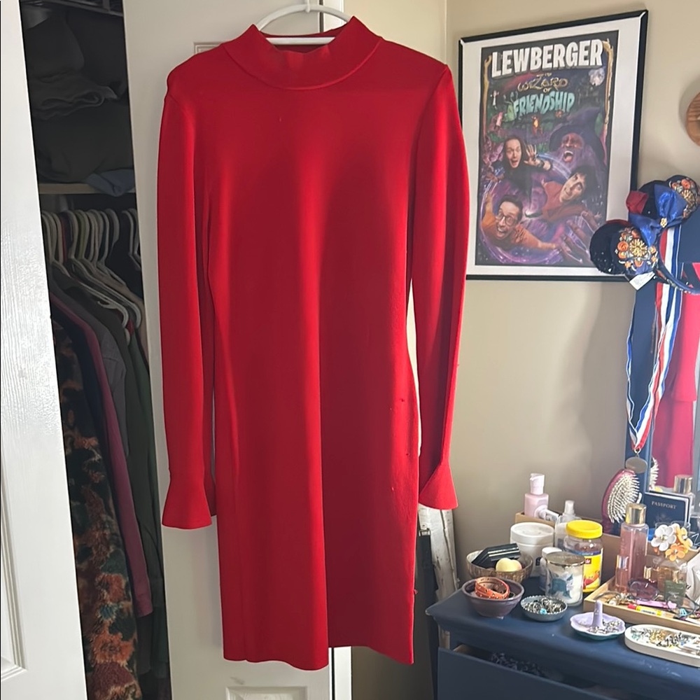Elegant Red Women's Dress